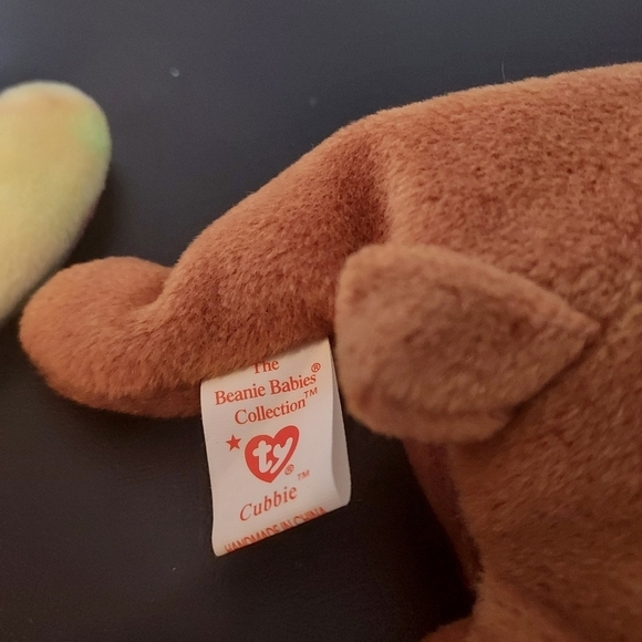 Set Of 3 Beanie Babies Cubbie And 2 Sammy - Picture 5 of 10